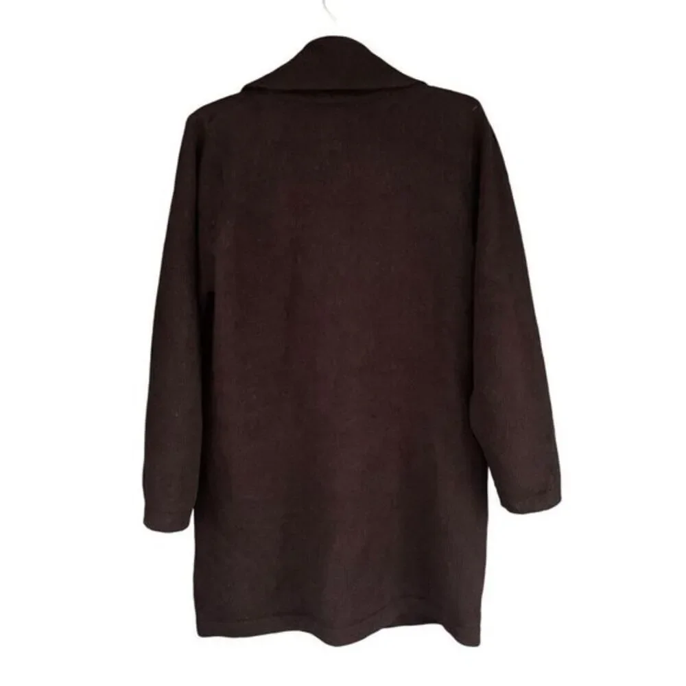 B5 Vintage Venesha‎ Black Angora Peacoat Medium